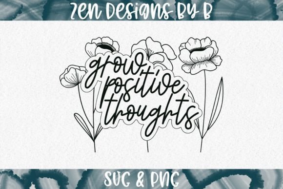 Cultivating Positivity with a Floral Graphic Design