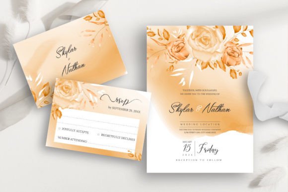 Elegant Floral Foliage Wedding Cards: A Designer's Perspective