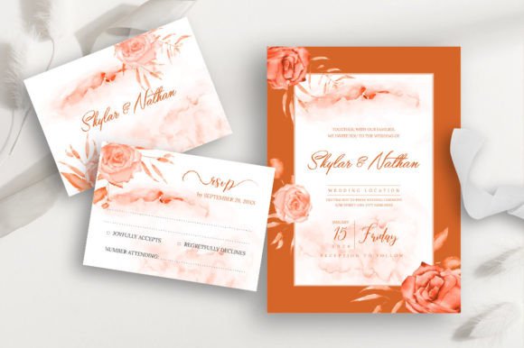 The Art of Elegance: How Floral Watercolor Wedding Templates Define Modern Stationery