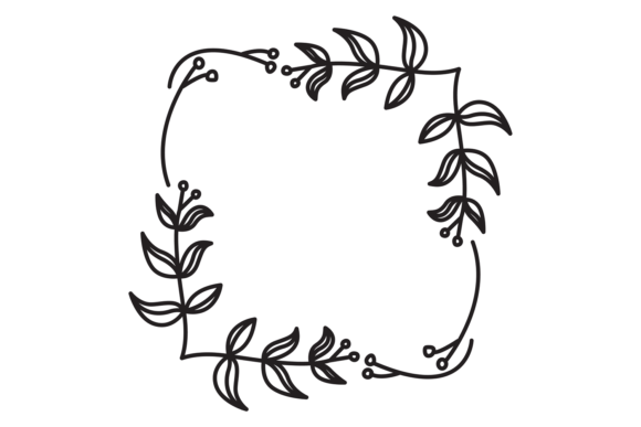 The Charm of the Vintage Floral Square Frame