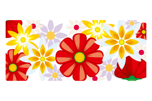 The Decorative Flowers Banner: A Bright Floral Design Element