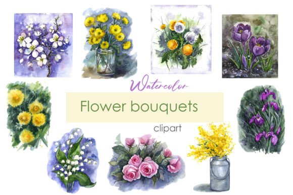 The Distinctive Charm of Watercolor Floral Clipart Summer Flowers