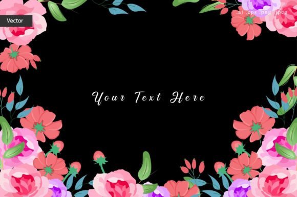 The Luxurious Floral Wedding Frame Vector: Your Go-To Design Asset for Elegant Projects