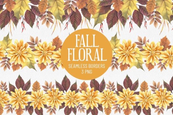 Your Complete Guide to Watercolor Fall Floral Seamless Borders